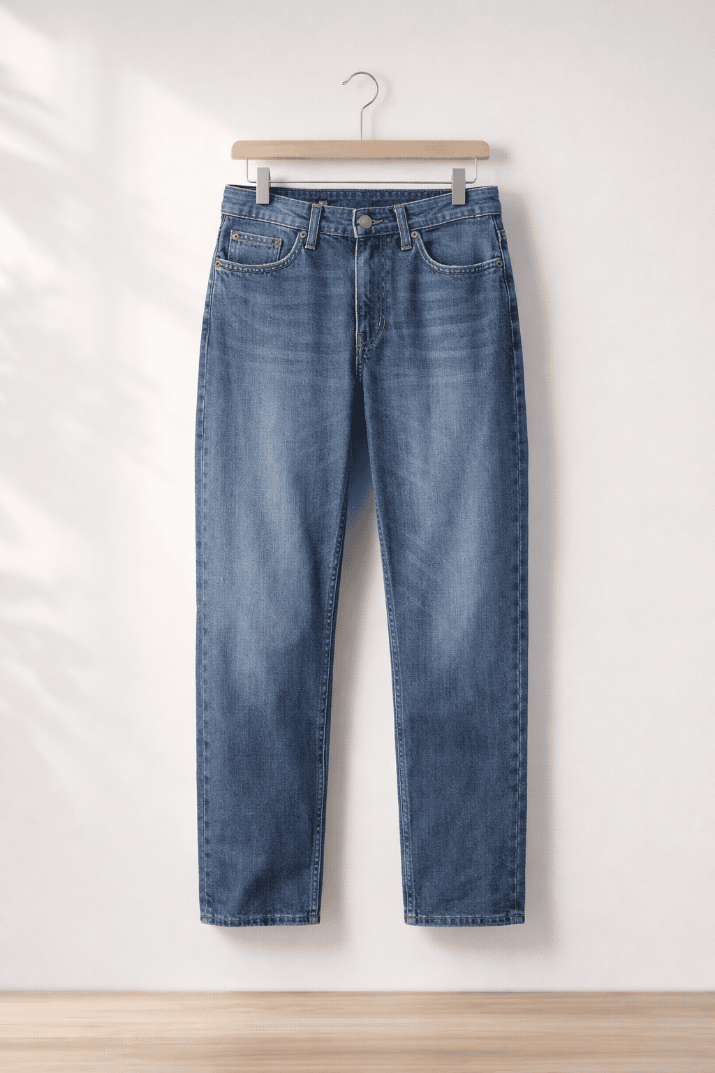 Straight Fit Denim Jeans